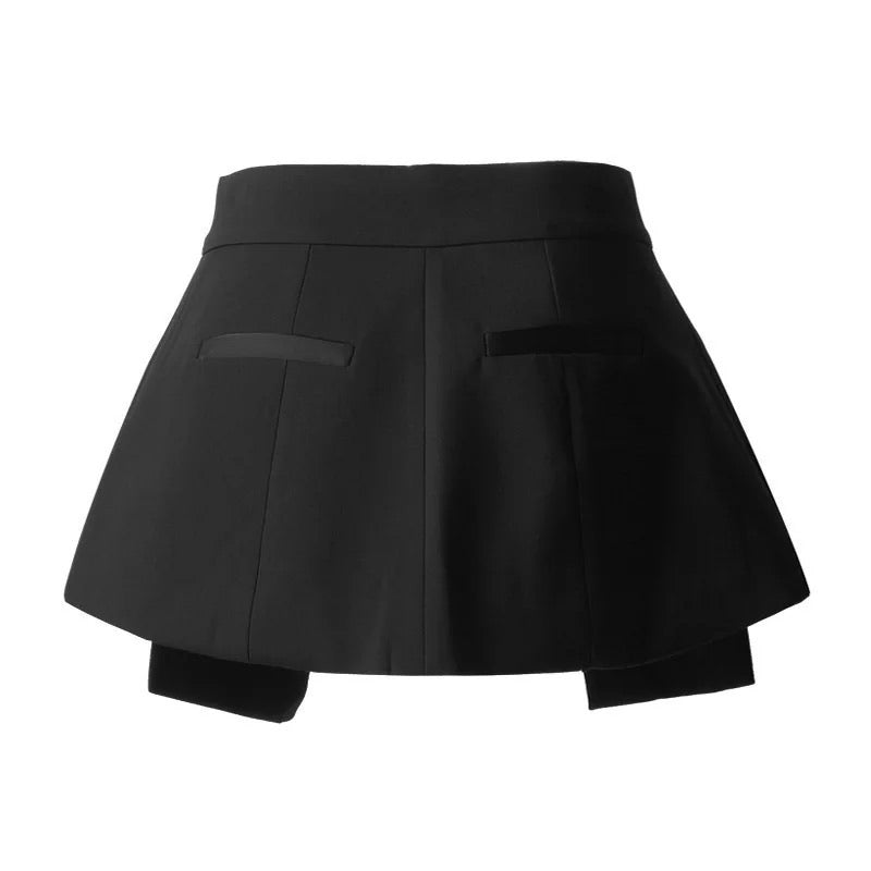Detachable Peplum Pants