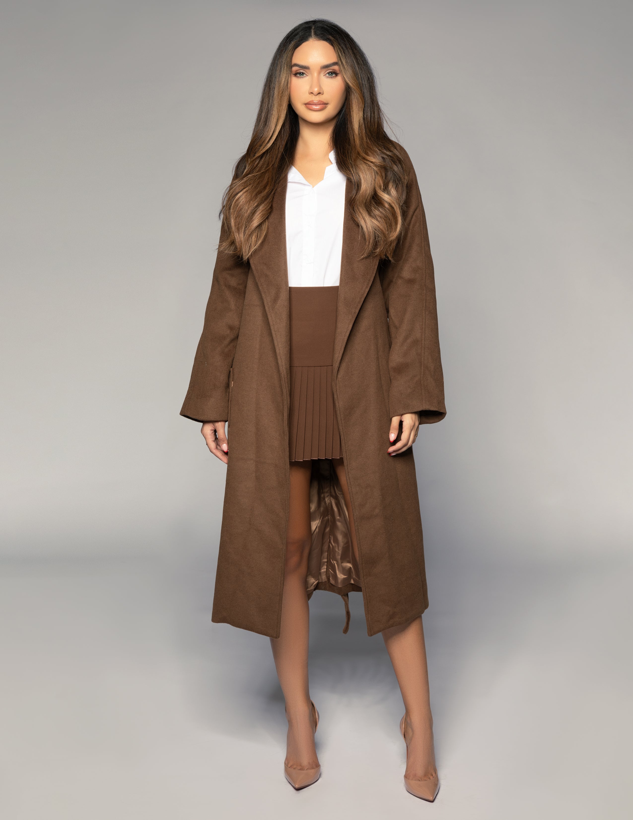 Wrap Wool Coat