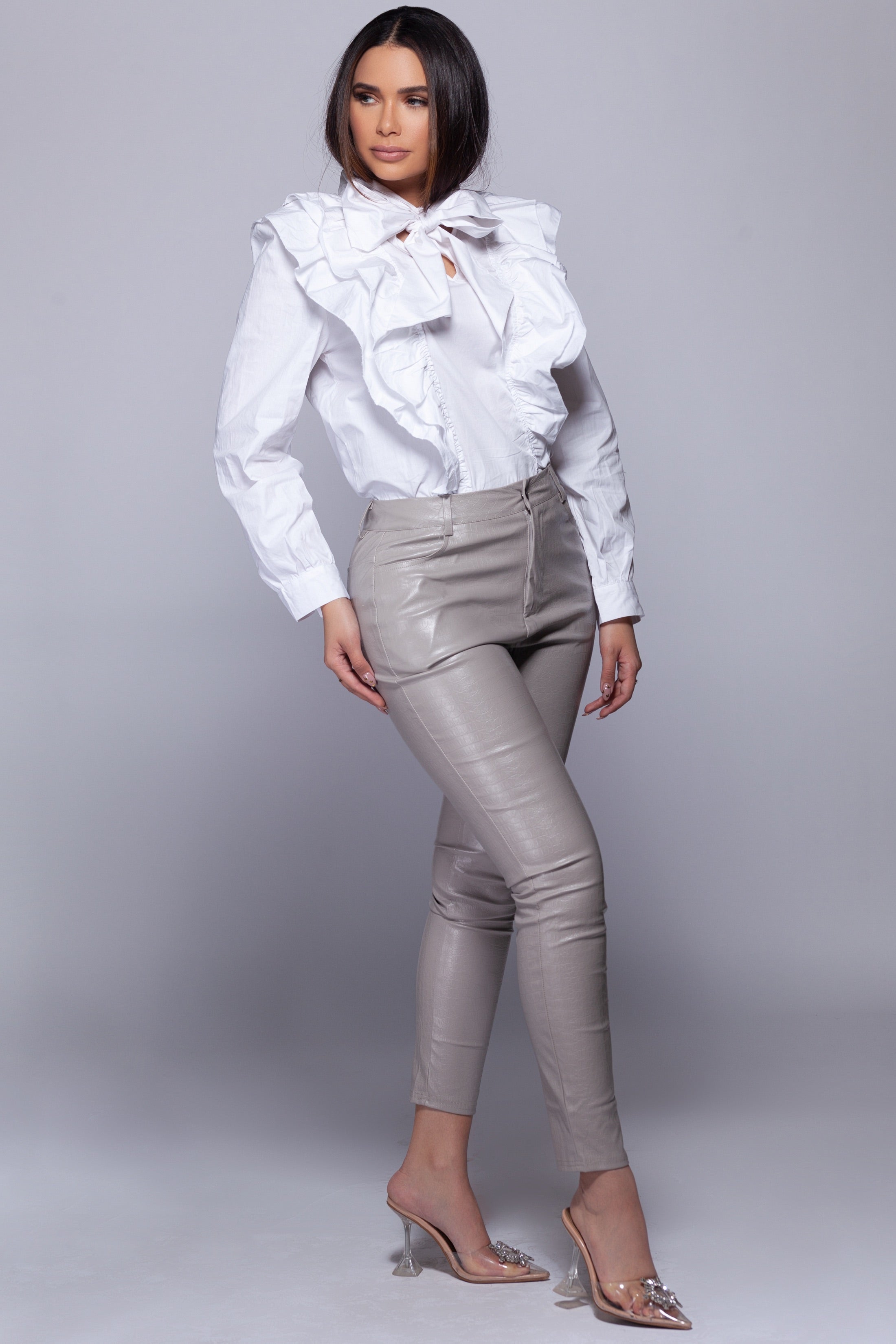 Vegan Crocodile Pants