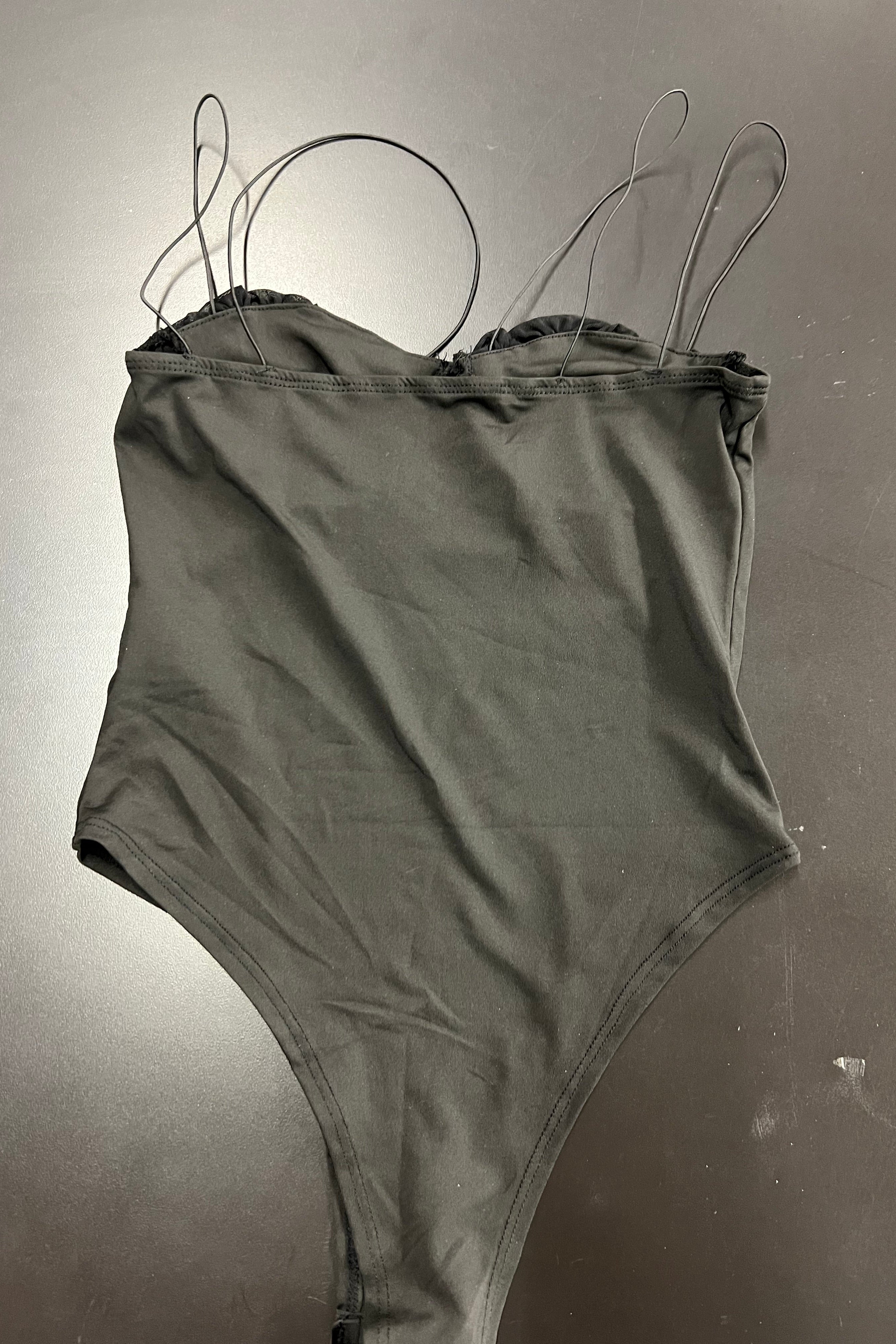 Mesh Chest Bodysuit - Size Small