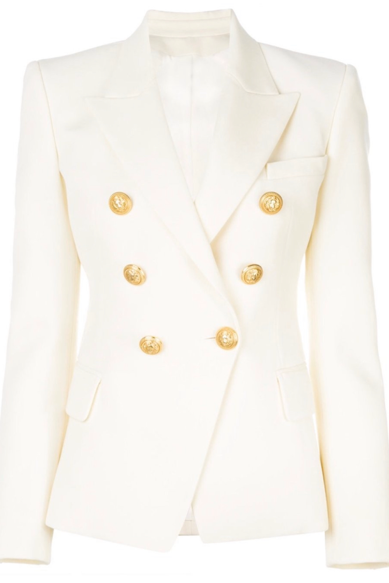 Gold Button Blazer