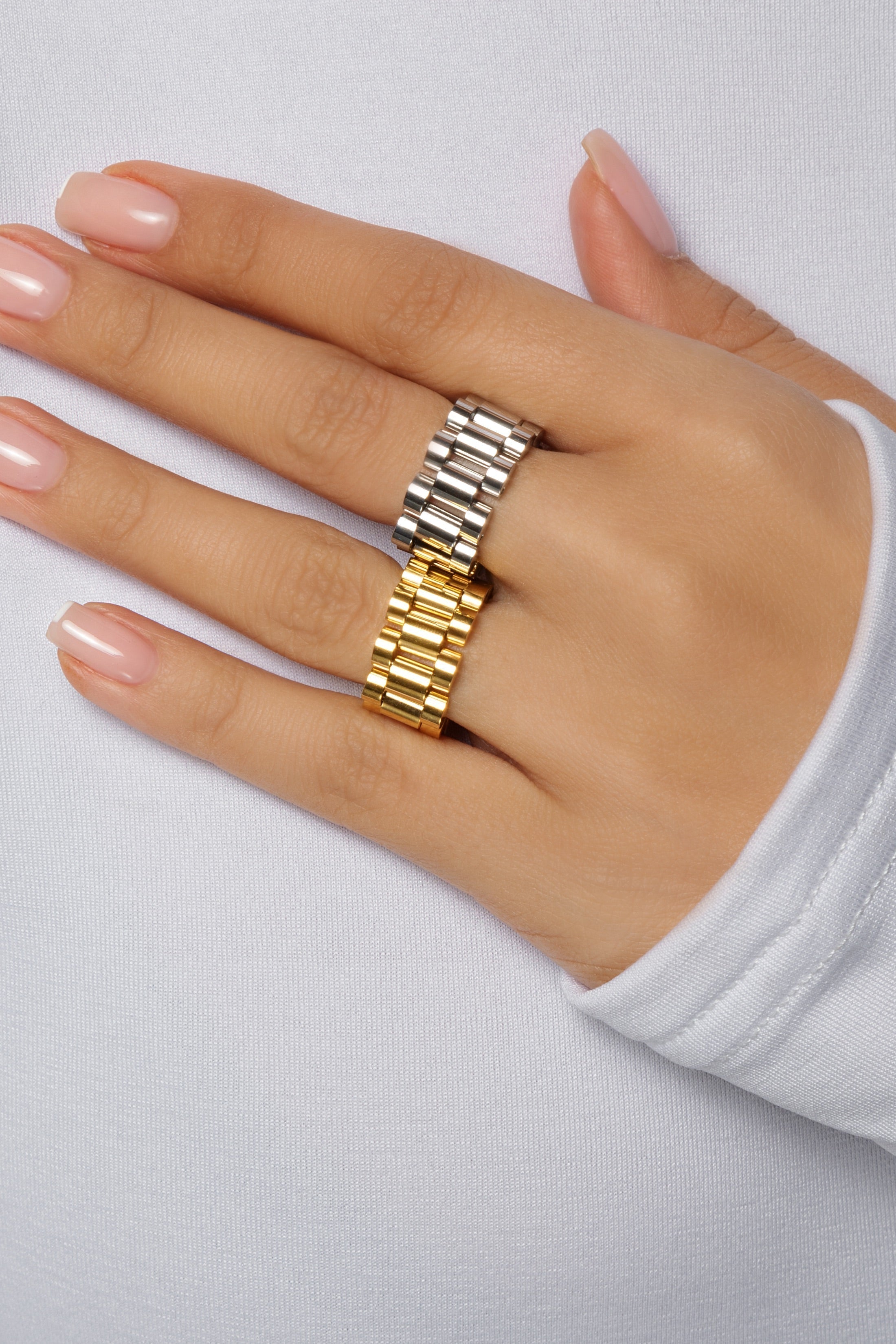 18k Gold Plated Stainless Steel Ring
