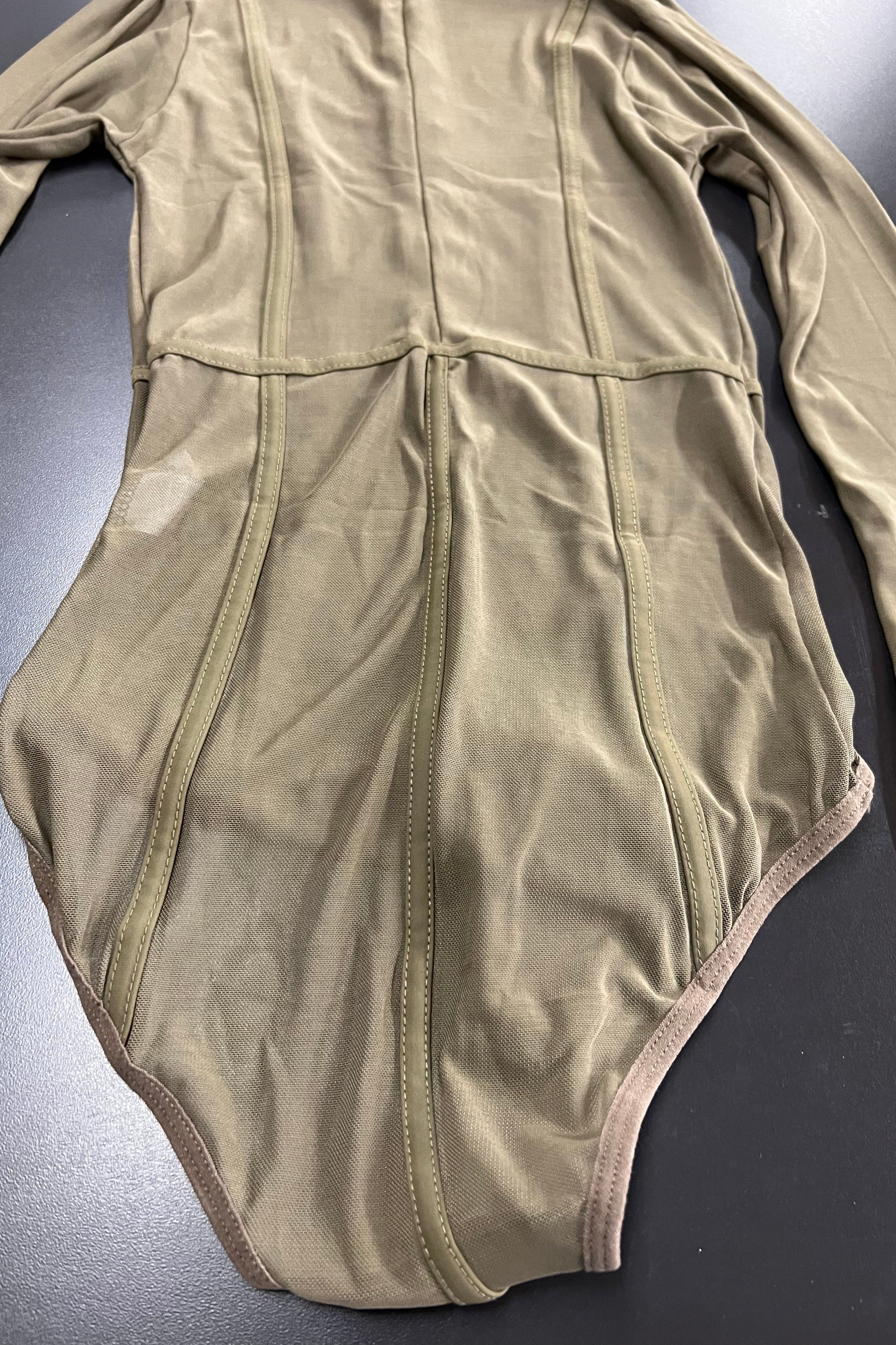 Olive Mesh Bodysuit