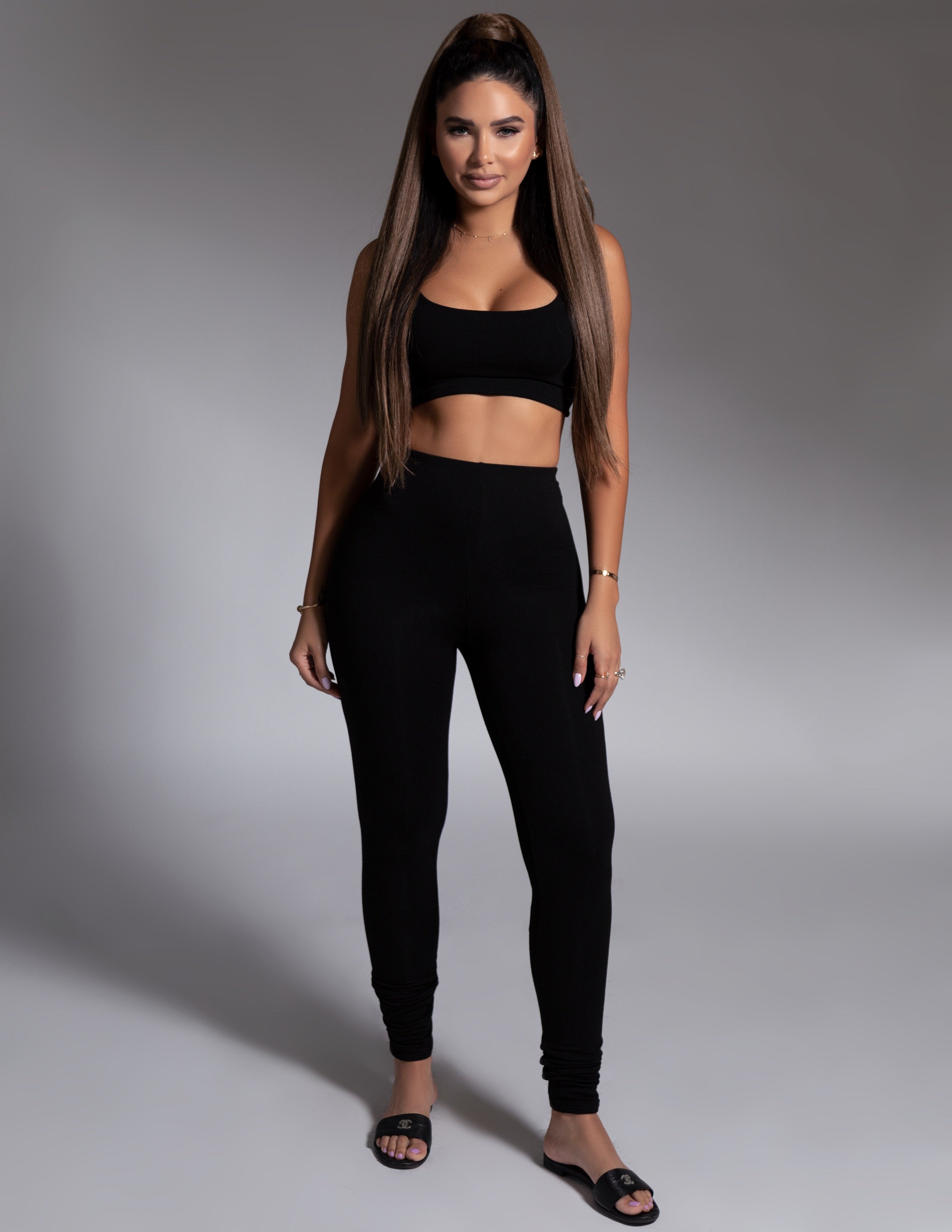 Crop Top + Leggings Set