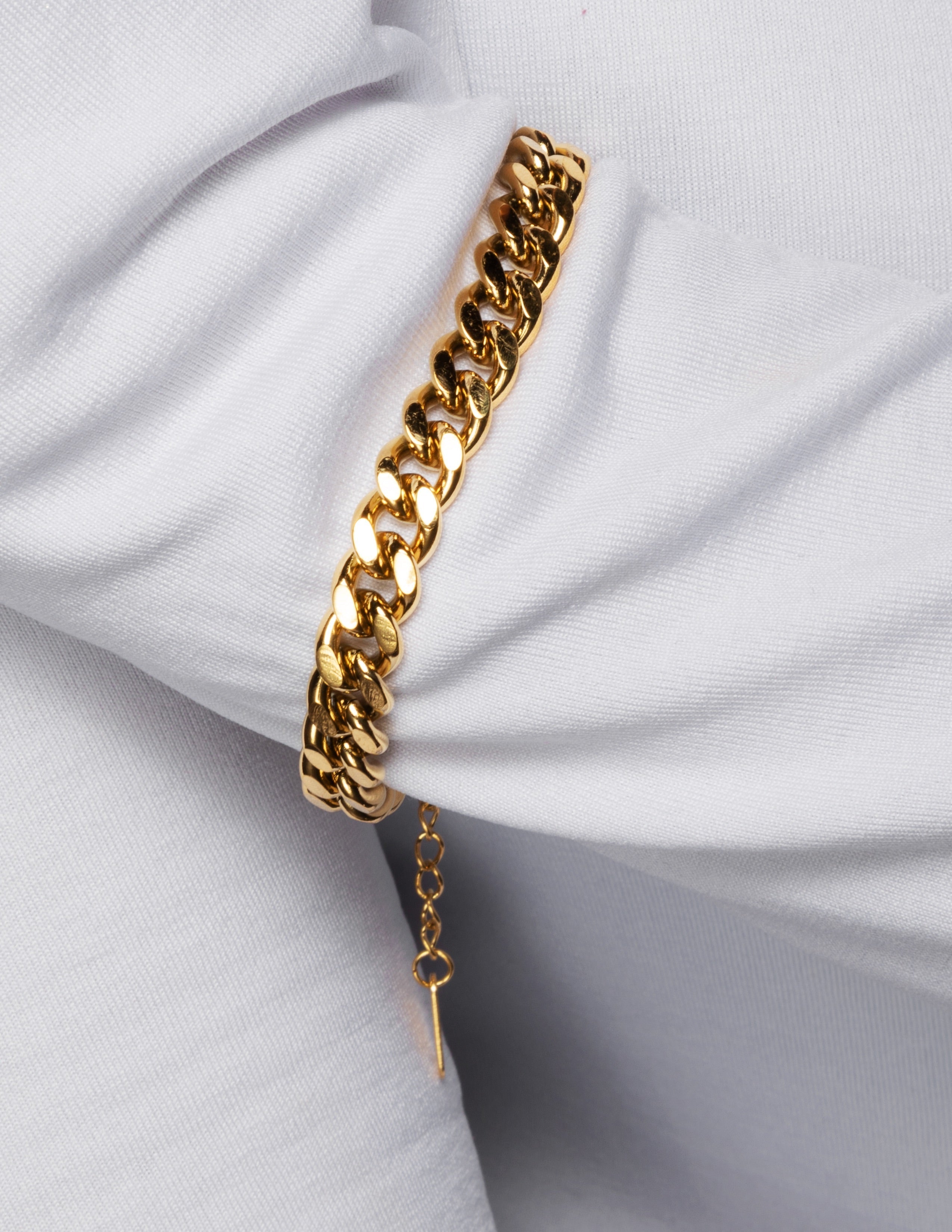 18k Gold Plated Cuban Chain Bracelet