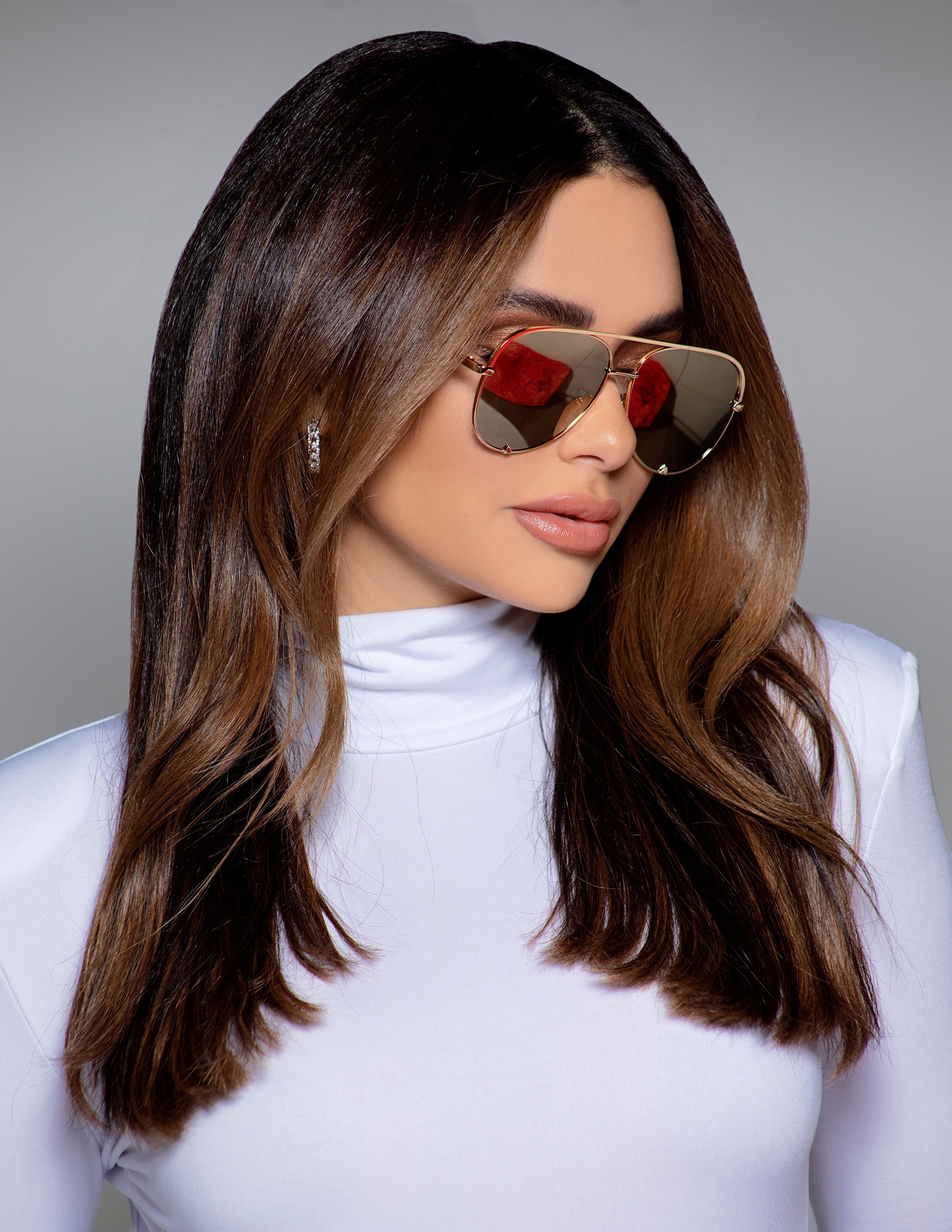 Aviators - Mirrored Gold