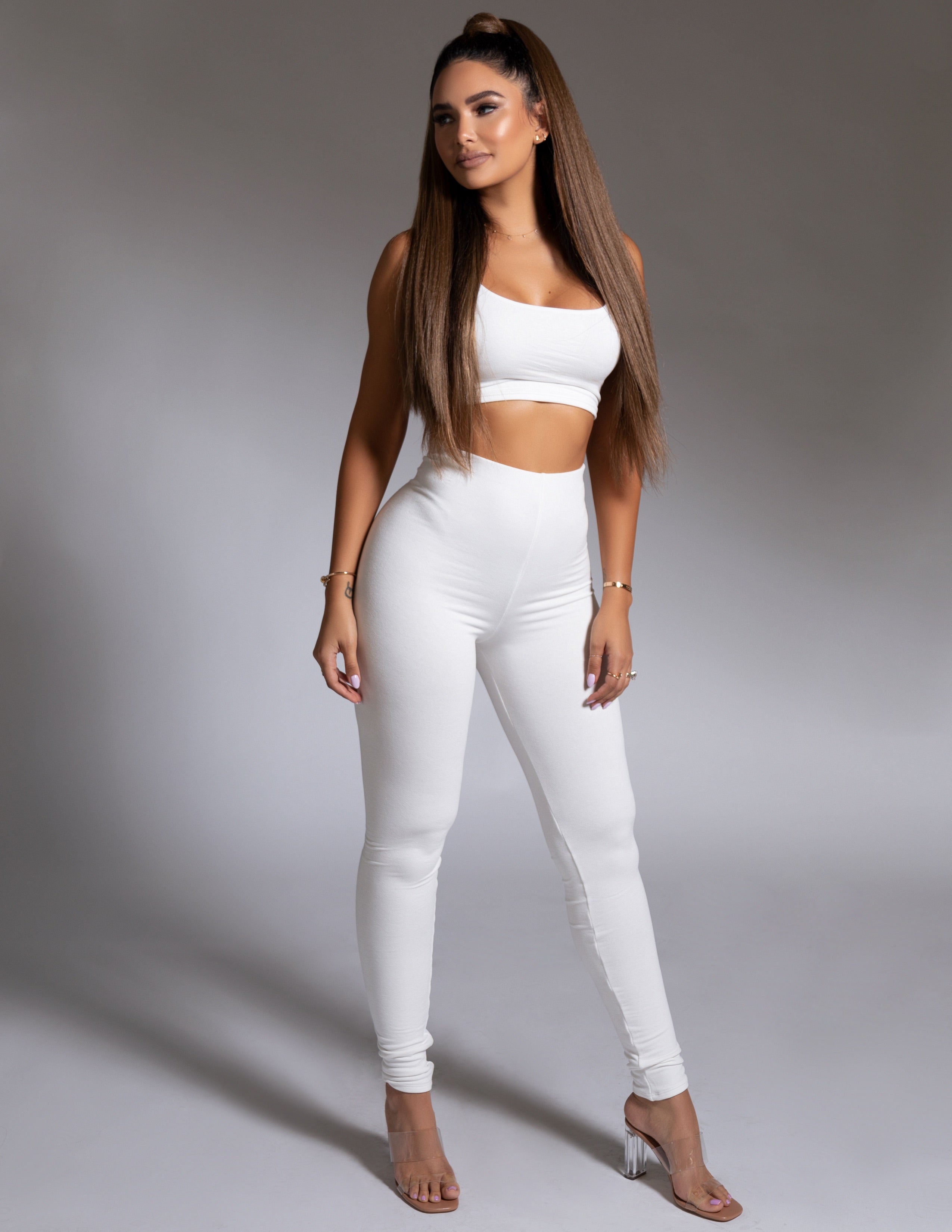 Crop Top + Leggings Set
