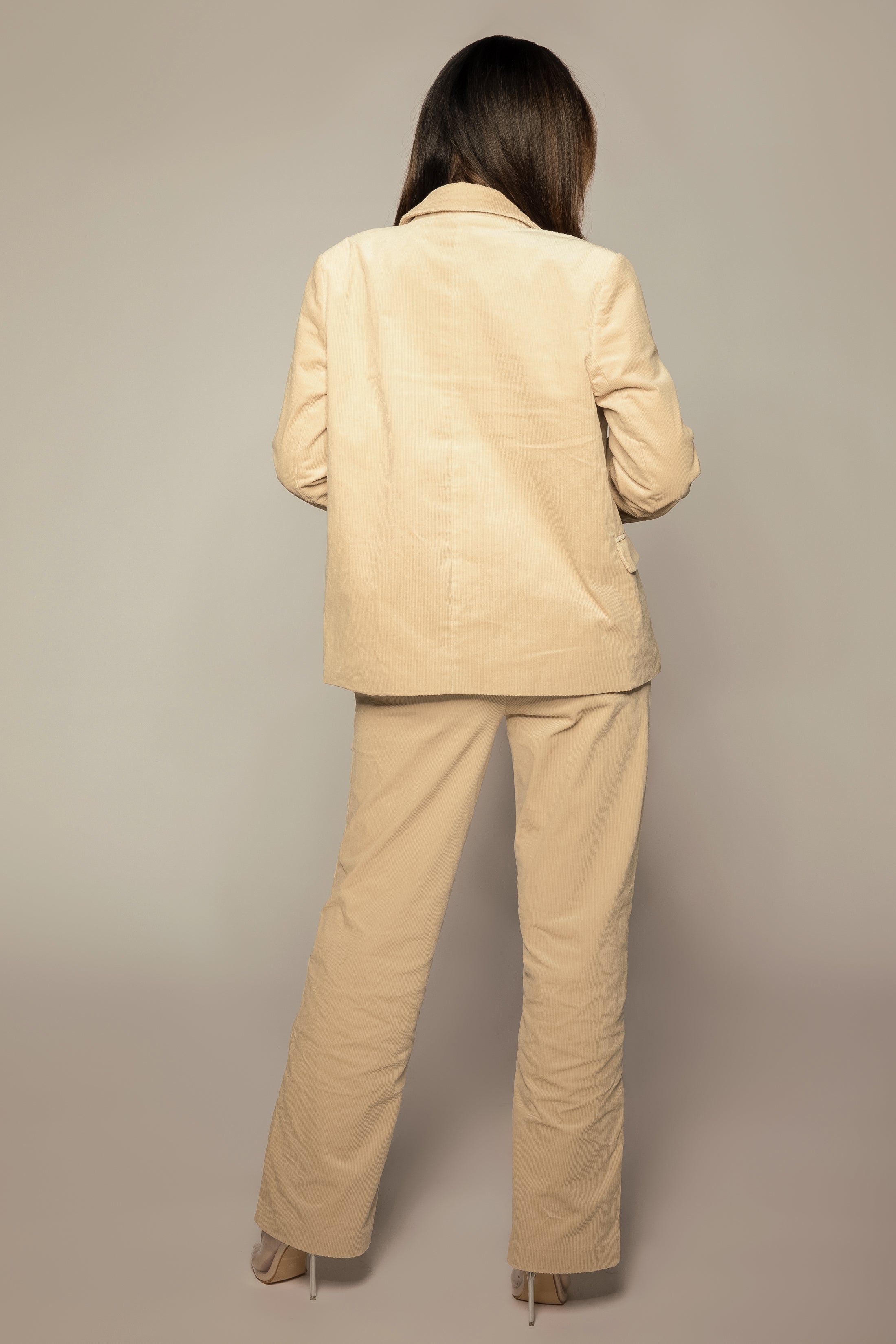 Corduroy Double Breasted Blazer