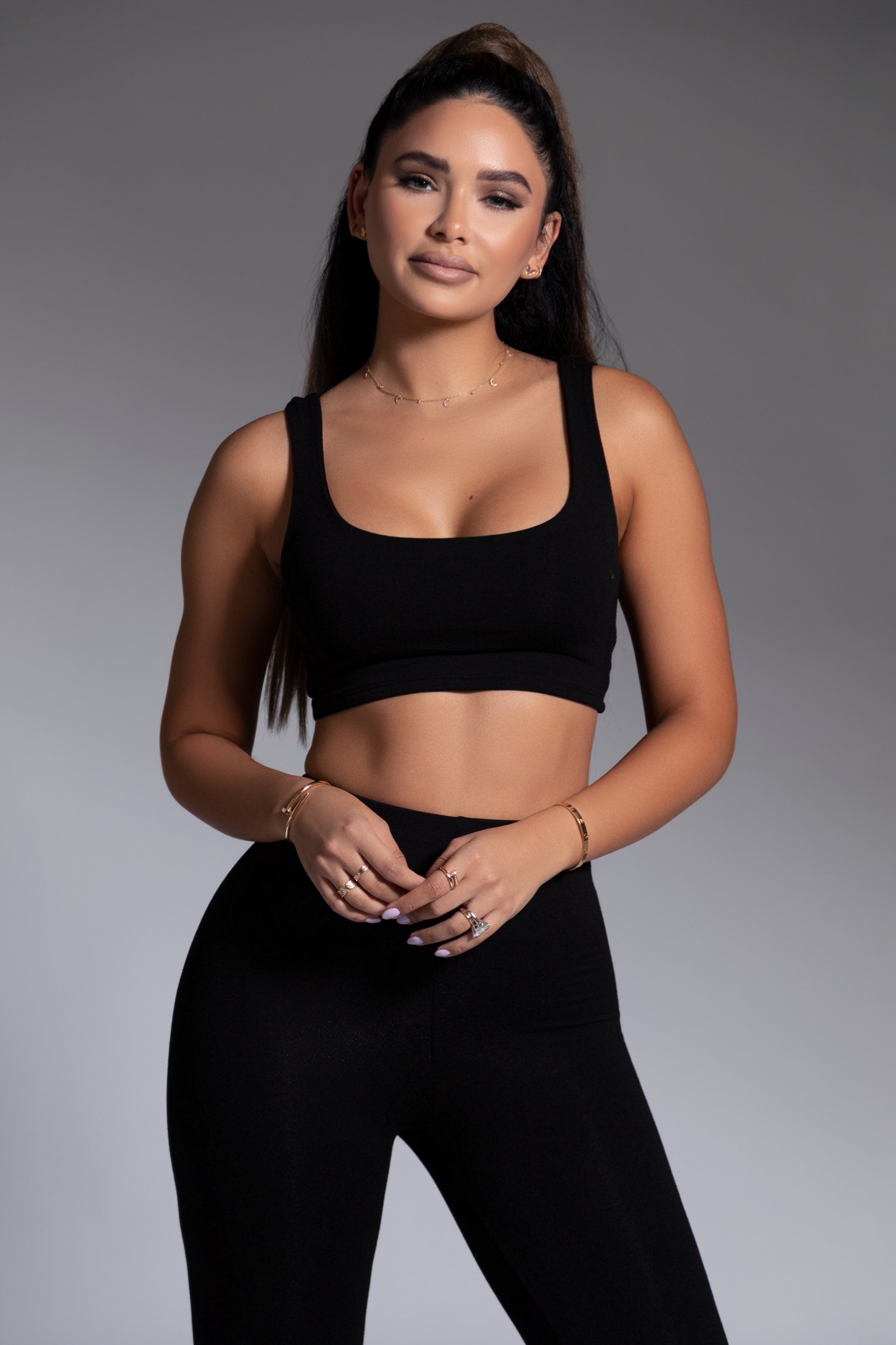 Crop Top + Leggings Set