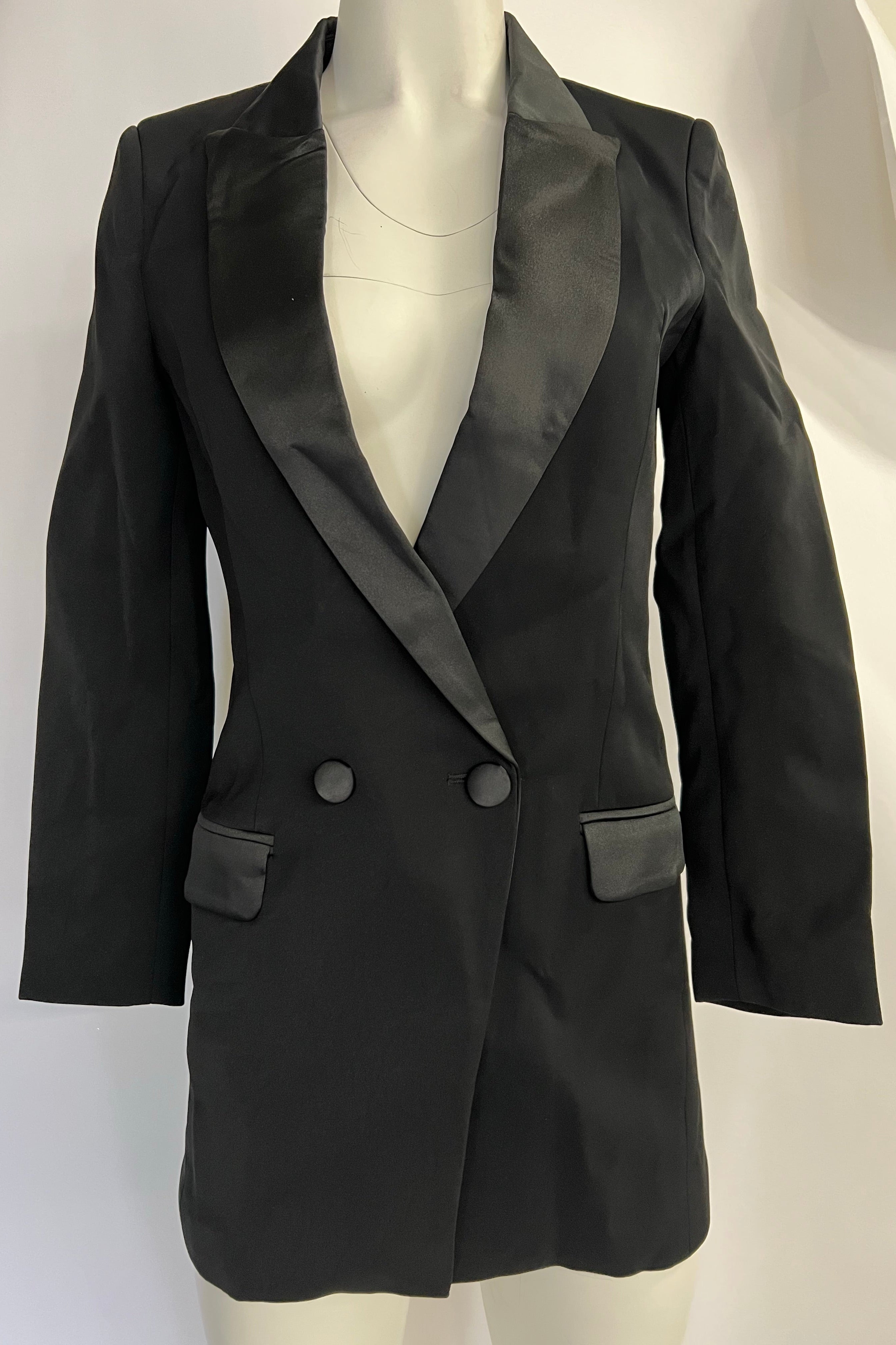 Black Long Blazer