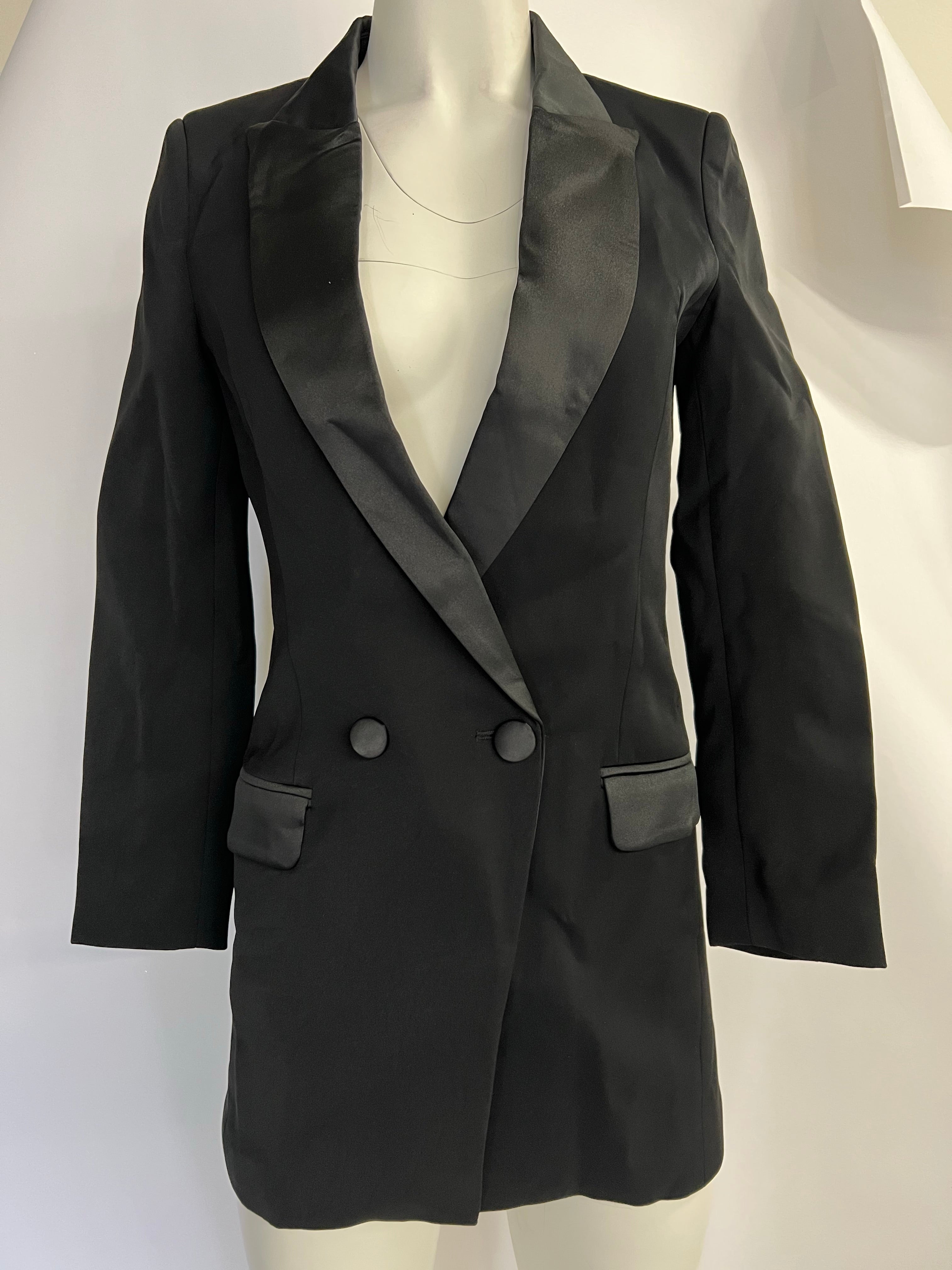Black Long Blazer